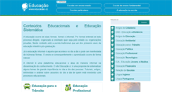 Desktop Screenshot of educacao.cc