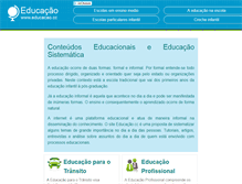 Tablet Screenshot of educacao.cc